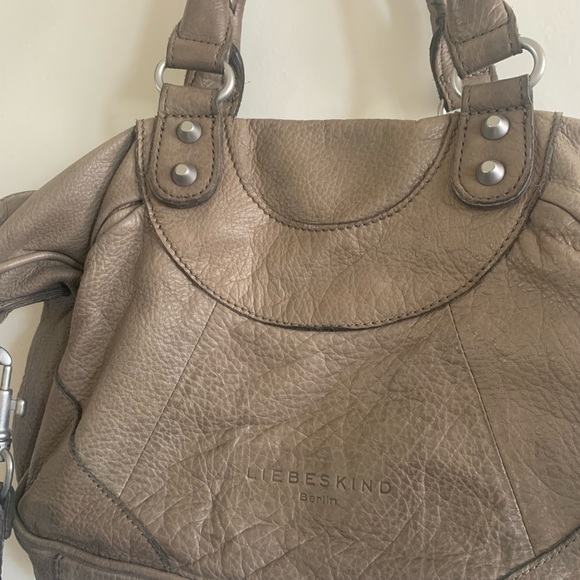 Liebskind stone leather small satchel bag - Picture 7 of 8